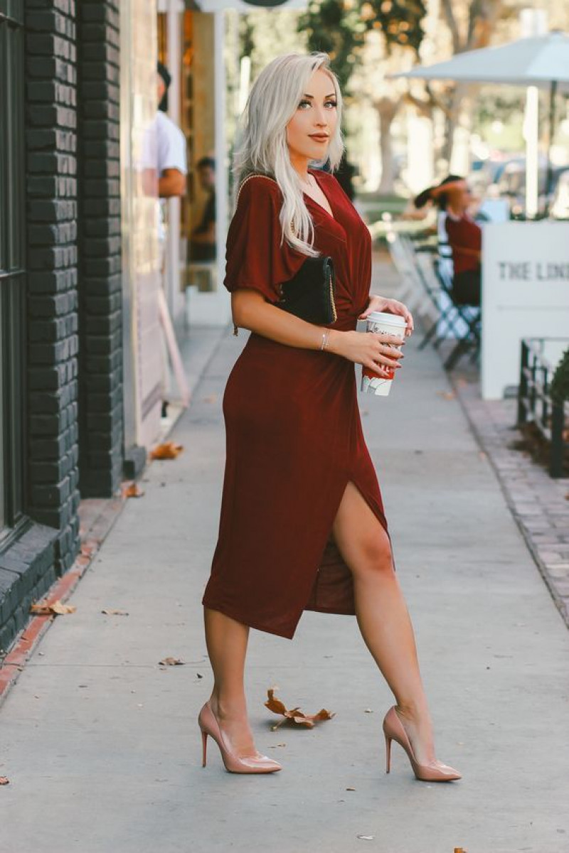 Brown Satin Midi Dress Fashion Wear | Elegant Birthday Look: hair m,  long hair,  model m keyboard,  lady m cake boutique  