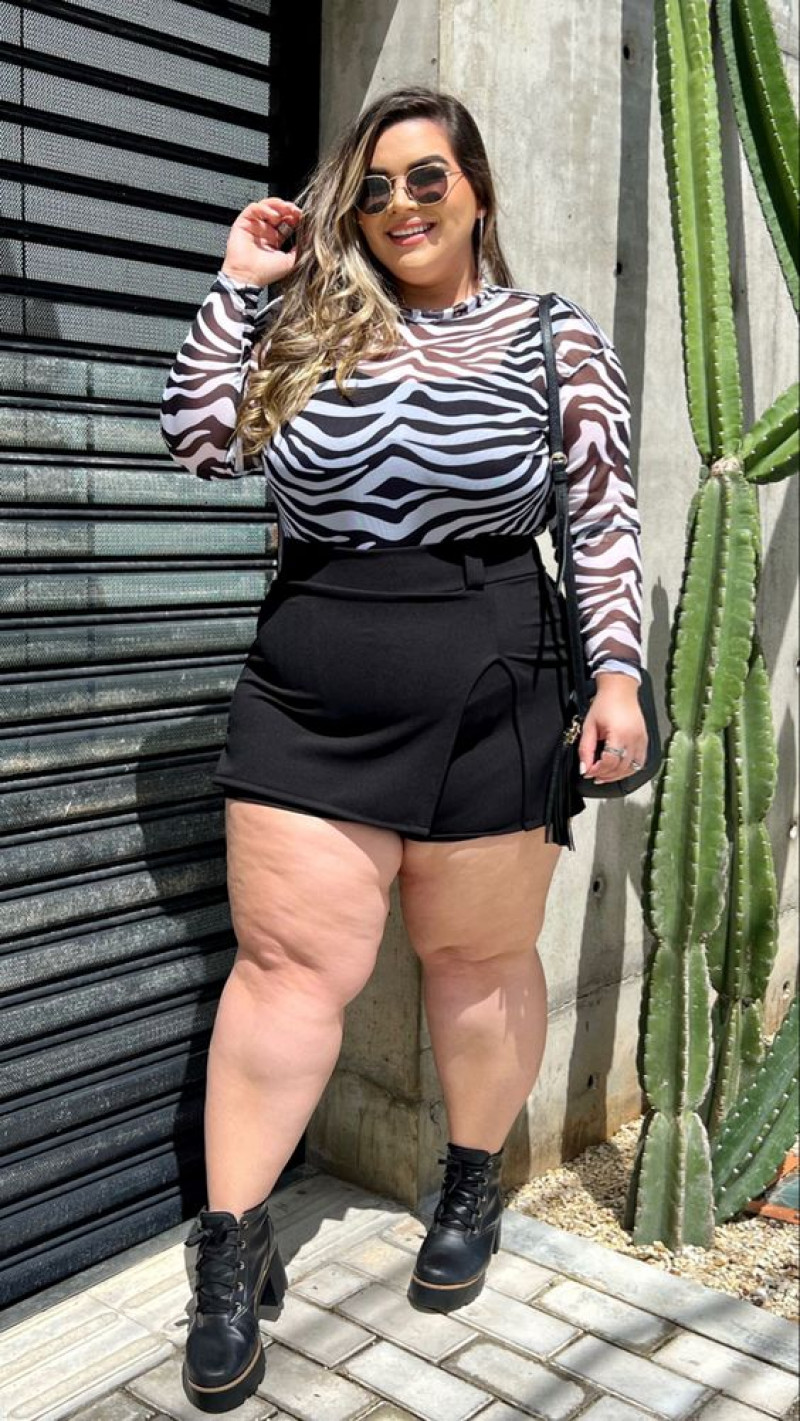 Plus Size Dating Fashion Outfits: Sweater with Black Wrap Skirt: amanditta plus,  ballet shoe,  pool ball  