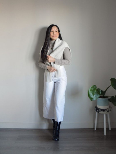 White chic trends with: 