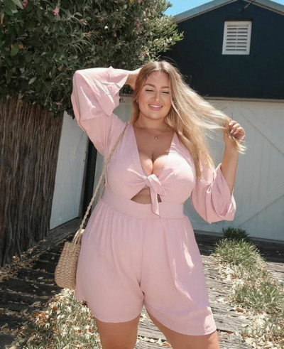 Pink chic vibes with: long hair,  human hair color,  mikaela reidy  
