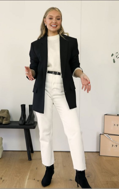 Chic ideas with coat, blazer, dress shirt: 