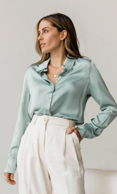 Best looks with silk, shirt, blouse, t-shirt, dress: 