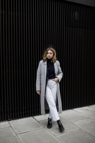 White classy style with: 