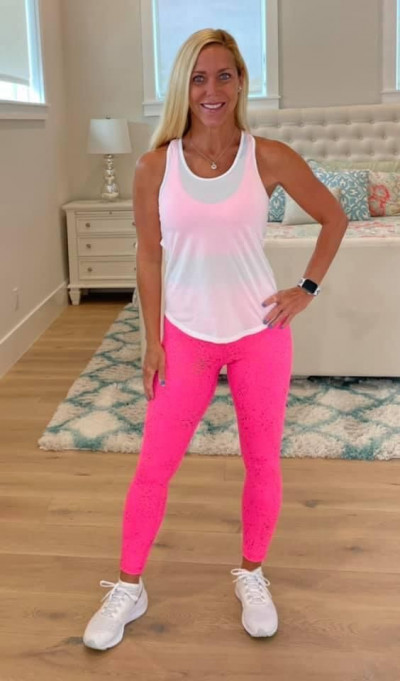 Dress style with yoga pant, active pants: active undergarment,  active pants,  yoga pant  