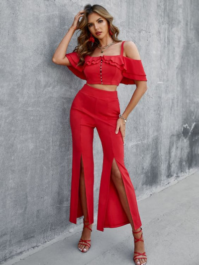 Chic inspire fashion model, women's Slit pants: women's pants,  amazon.com  